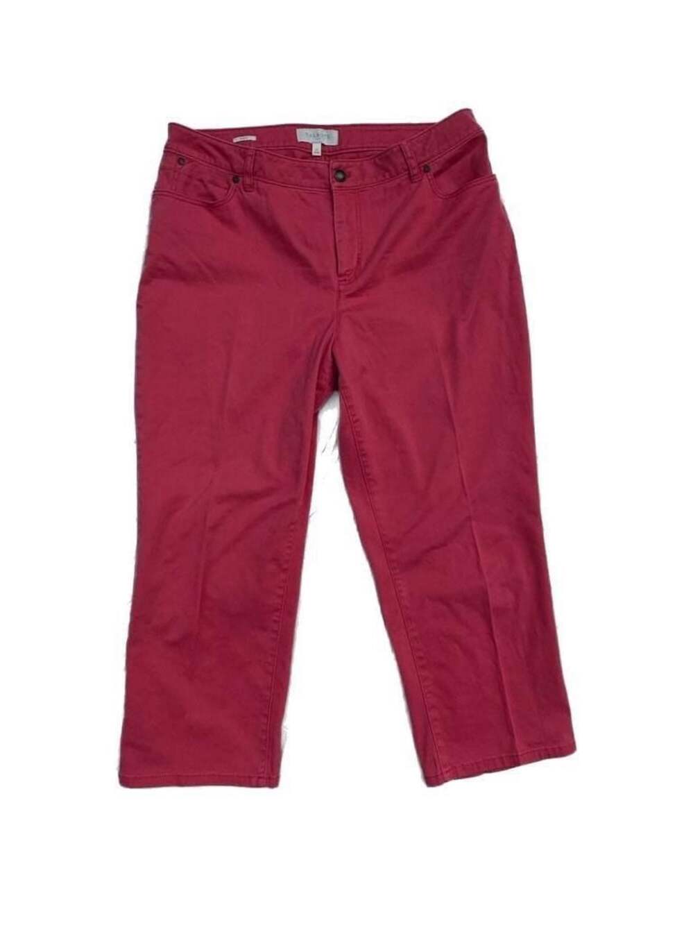 Talbots womens pants chinos Curvy Fit Red  Size 14 casual church work business